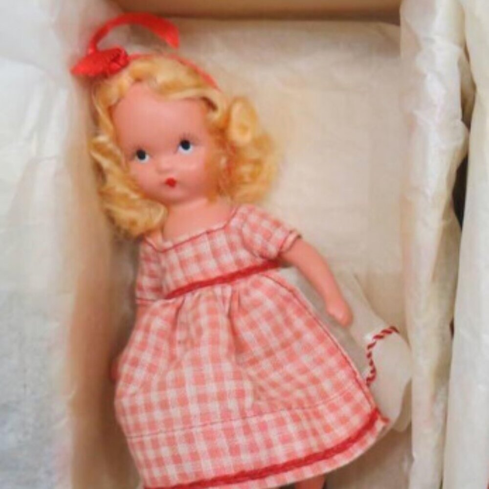 Nancy Ann School Days,  Dear Old Golden Rule Days Bisque Doll USED 117
